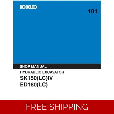KOBELCO SK160LC, ED190LC WORKSHOP REPAIR MANUAL KOBELCO SK160LC, ED190LC WORKSHOP REPAIR MANUAL